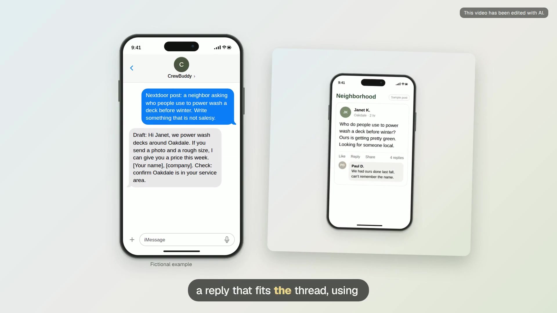 Respuesta a solicitudes de Thumbtack, Angi, Yelp o Nextdoor video